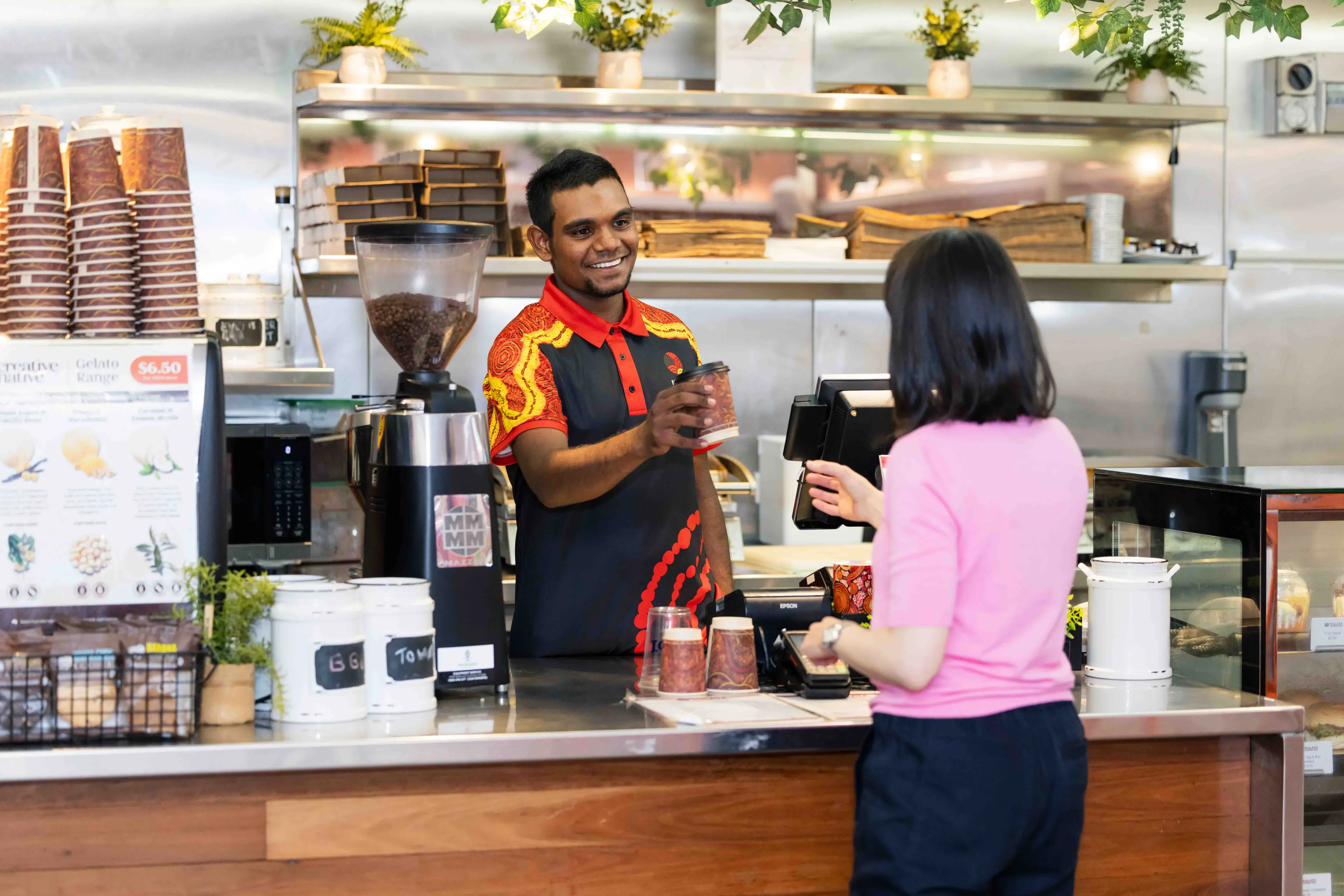 NITA Trainees at Kulata Academy Cafe