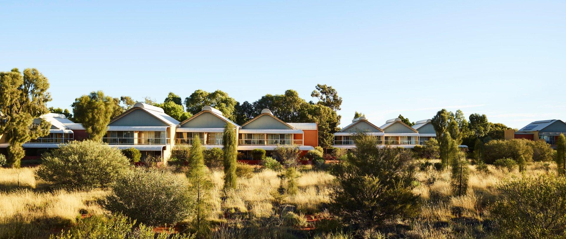 Ayers Rock's accommodations; Australian accommodations in the Uluru desert