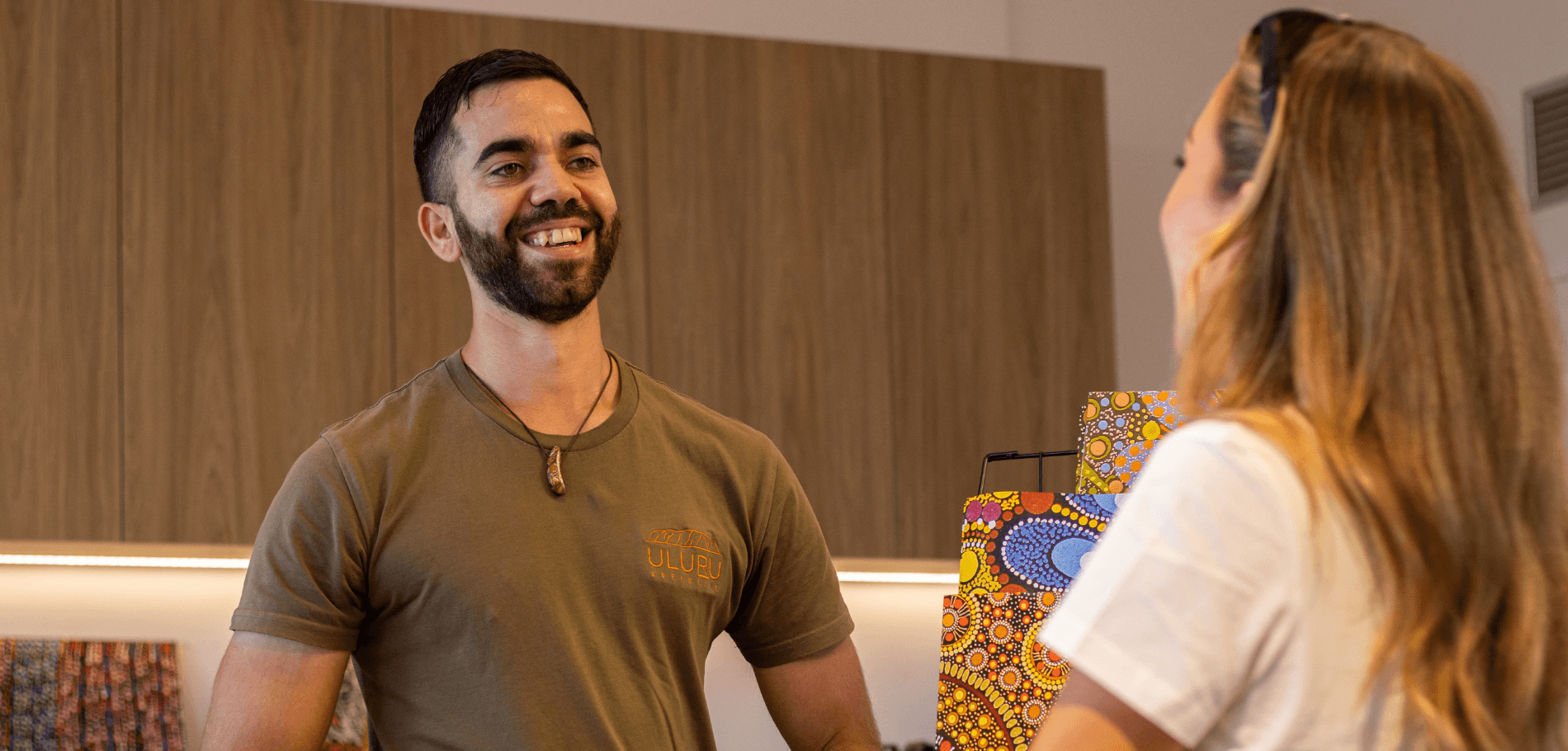 Guest checking into Ayers Rock Resort