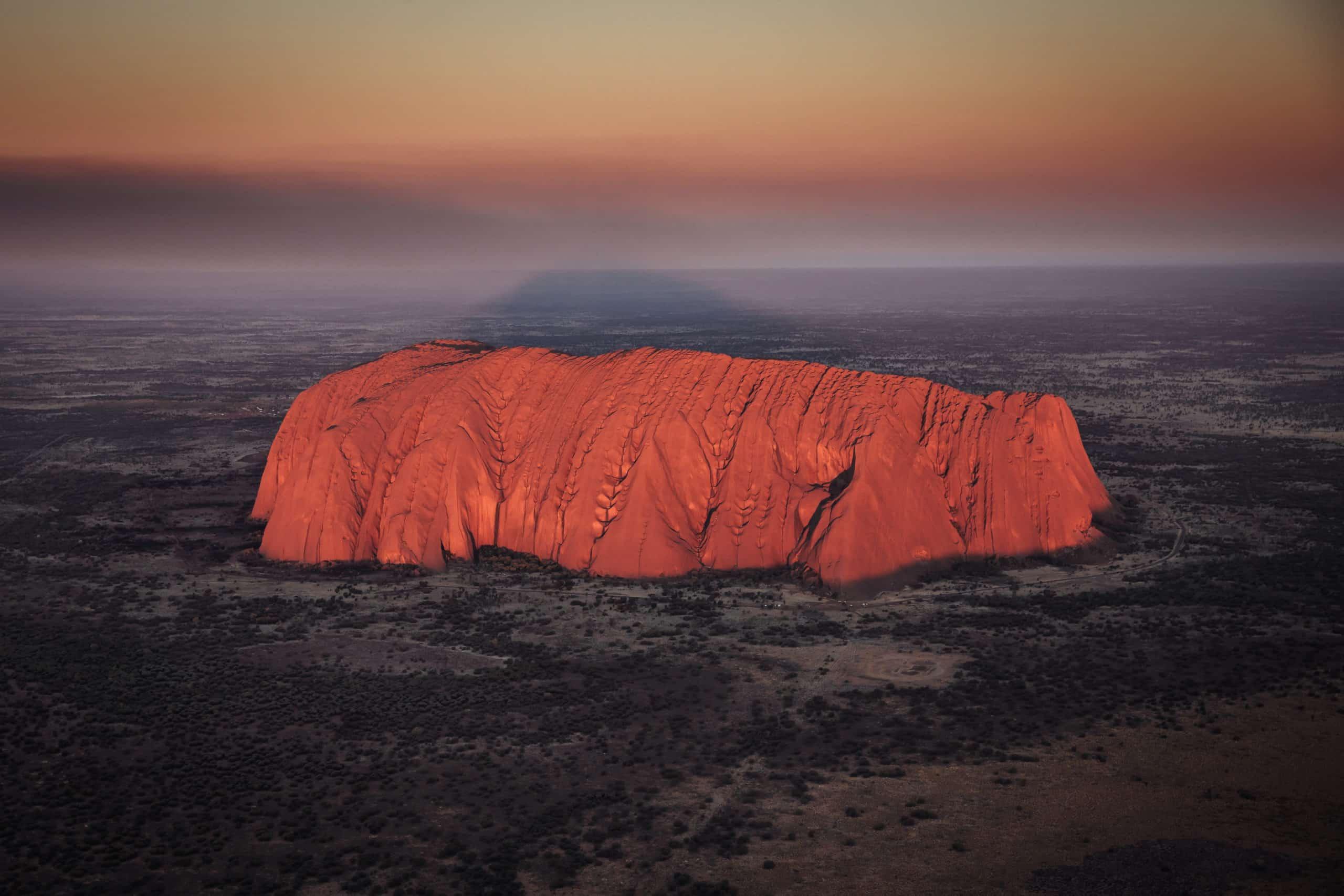 Uluru Helicopter Tour Sunset