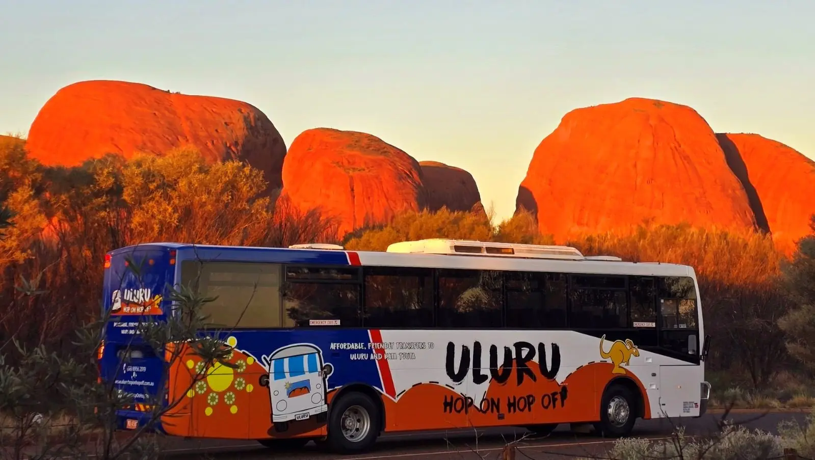 Uluru Hop On Hop Off Bus Service