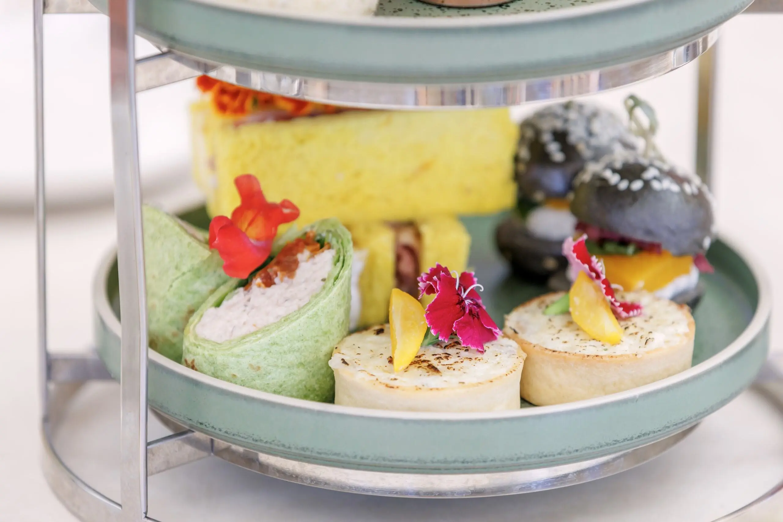 Savoury canapes from Australian Native High Tea