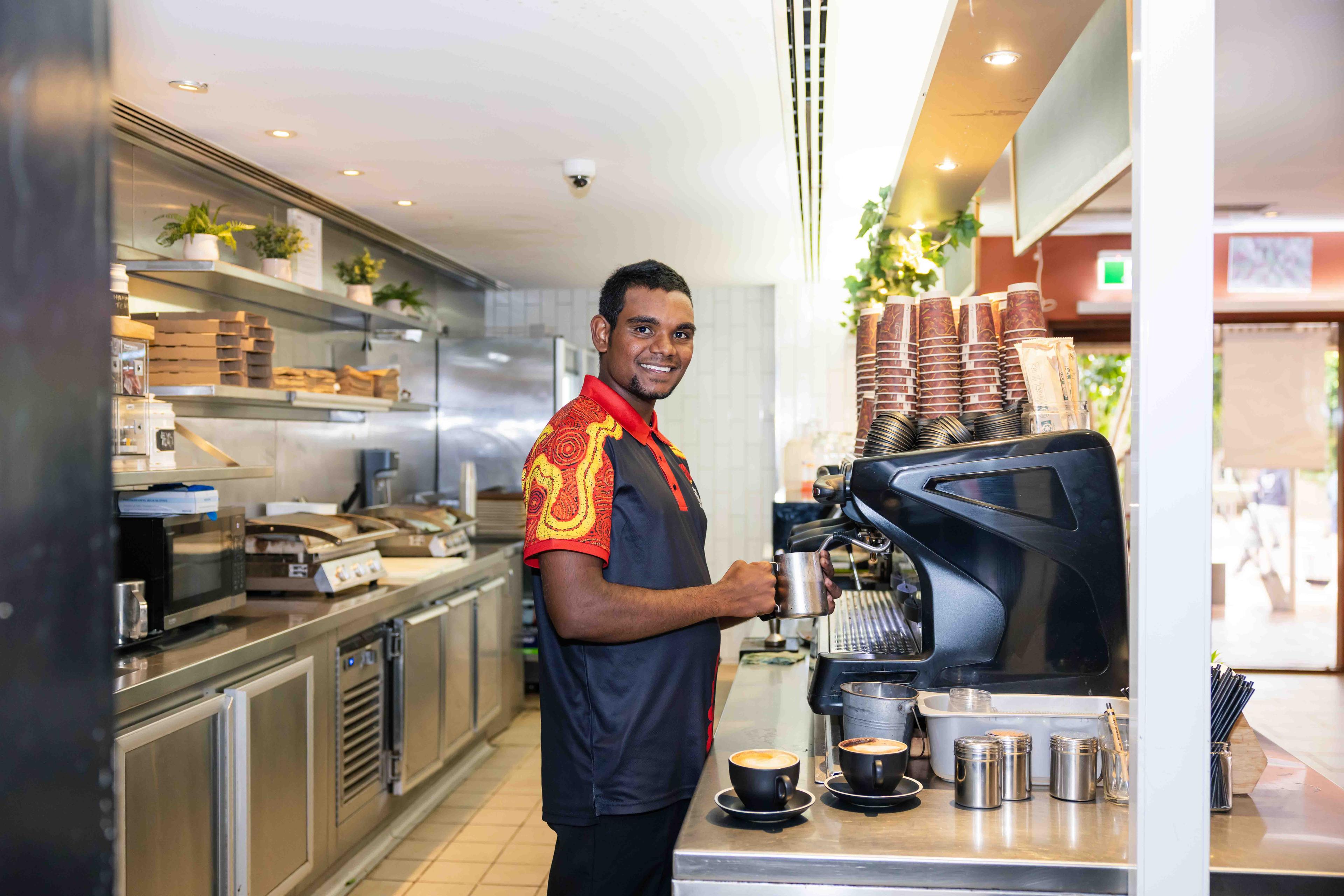 NITA Trainees at Kulata Academy Cafe