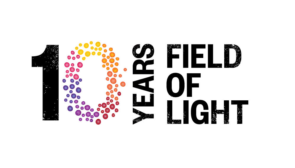 Field of Light 10 Year Anniversary Logo