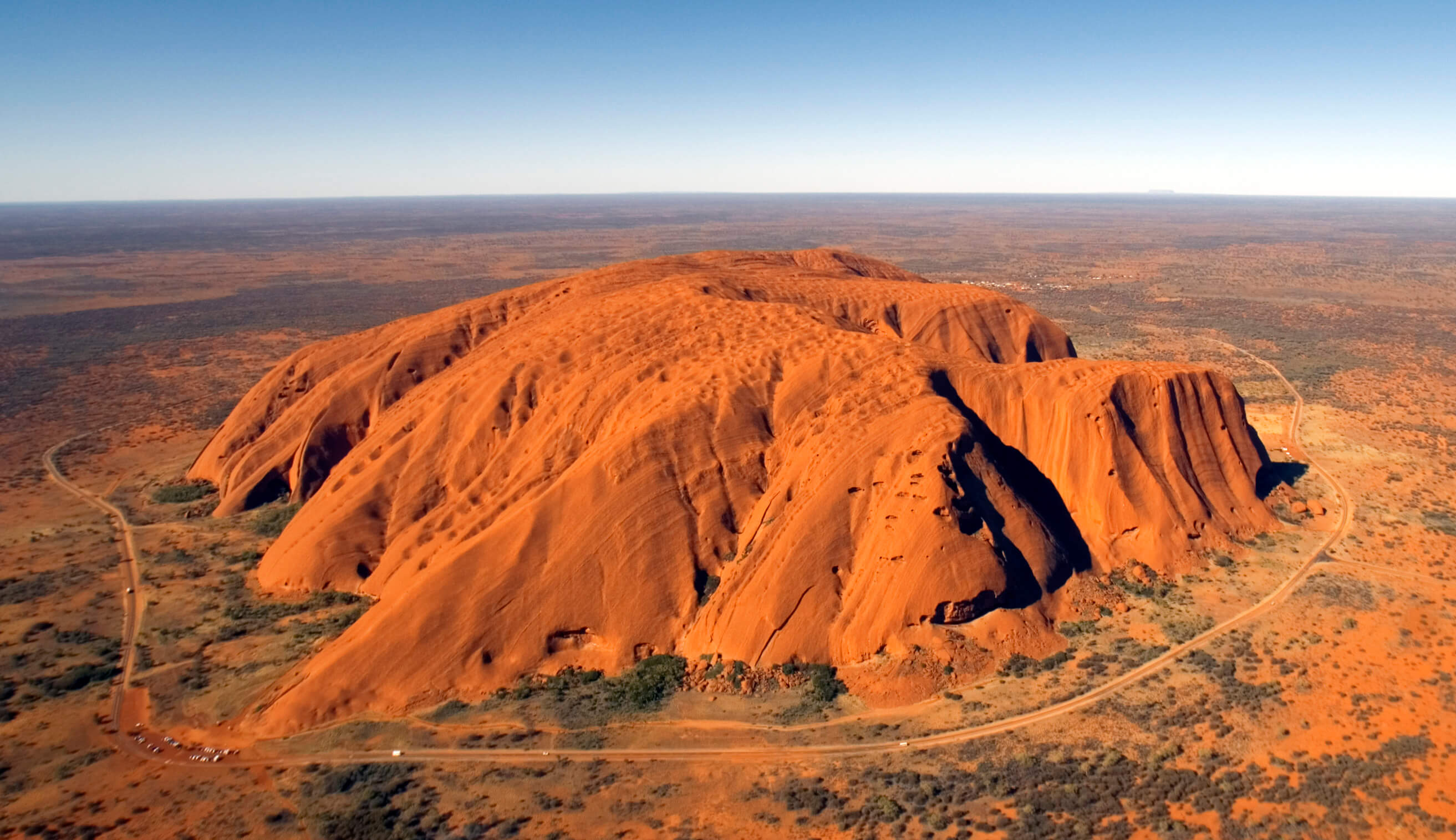 Uluru from Helicopter