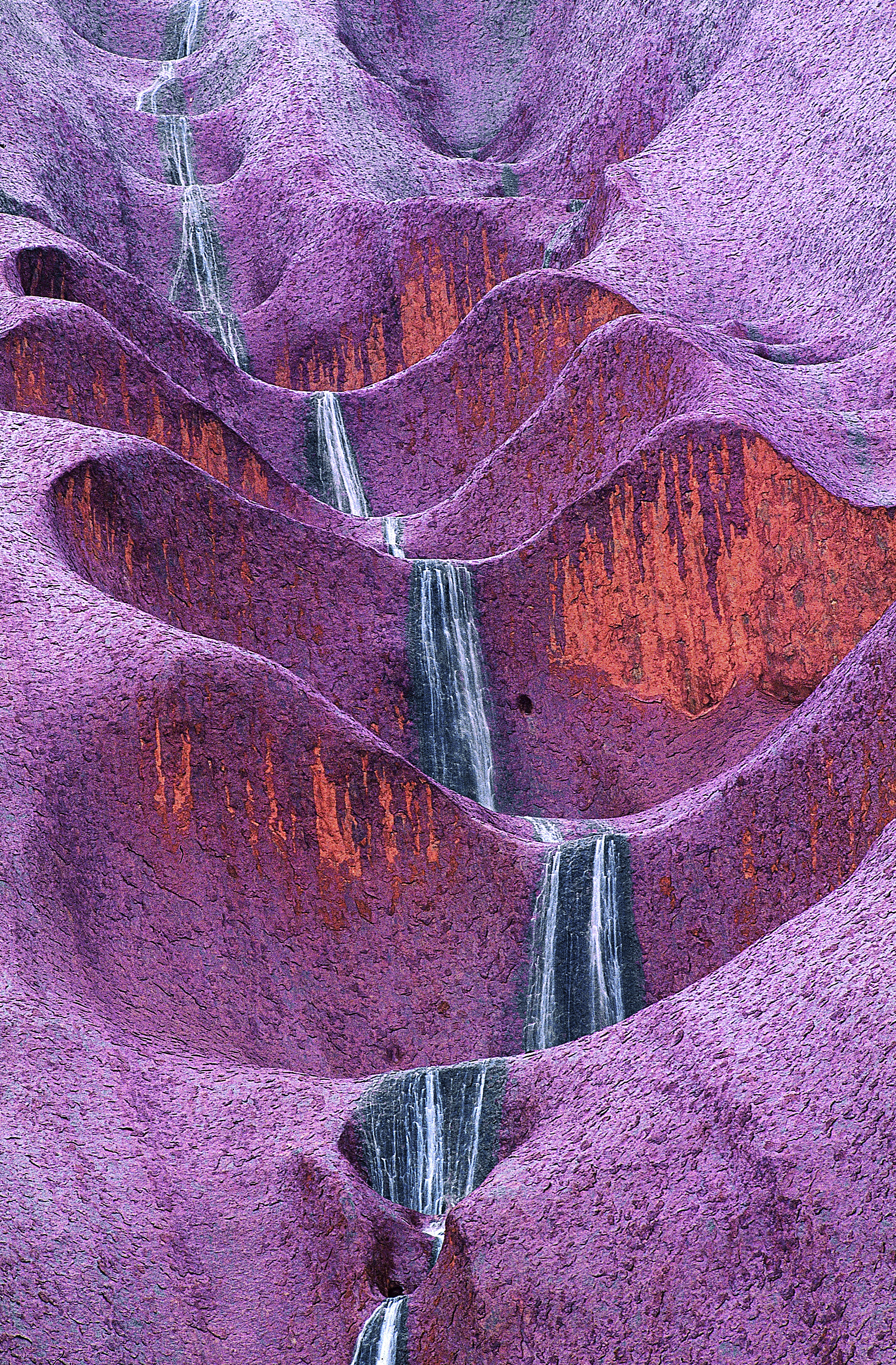Waterfalls on Uluru