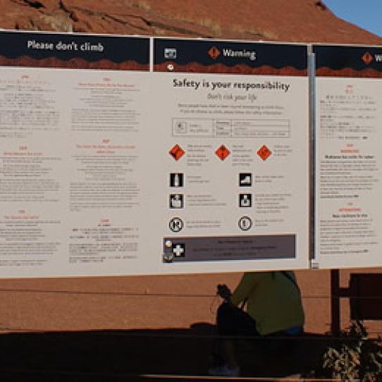 Explore Uluru Climb Uluru Signs
