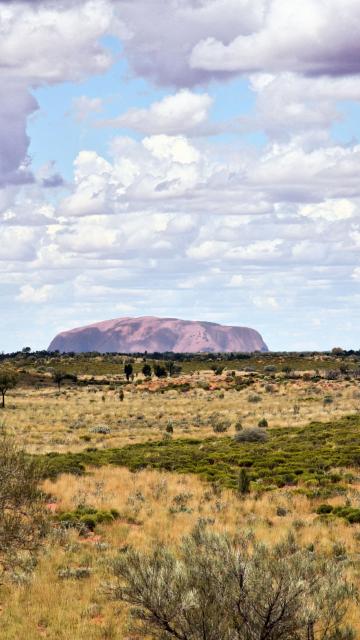 Uluru from a distance