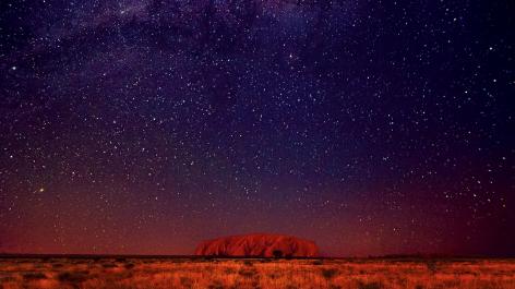 Starry night at Ayers Rock